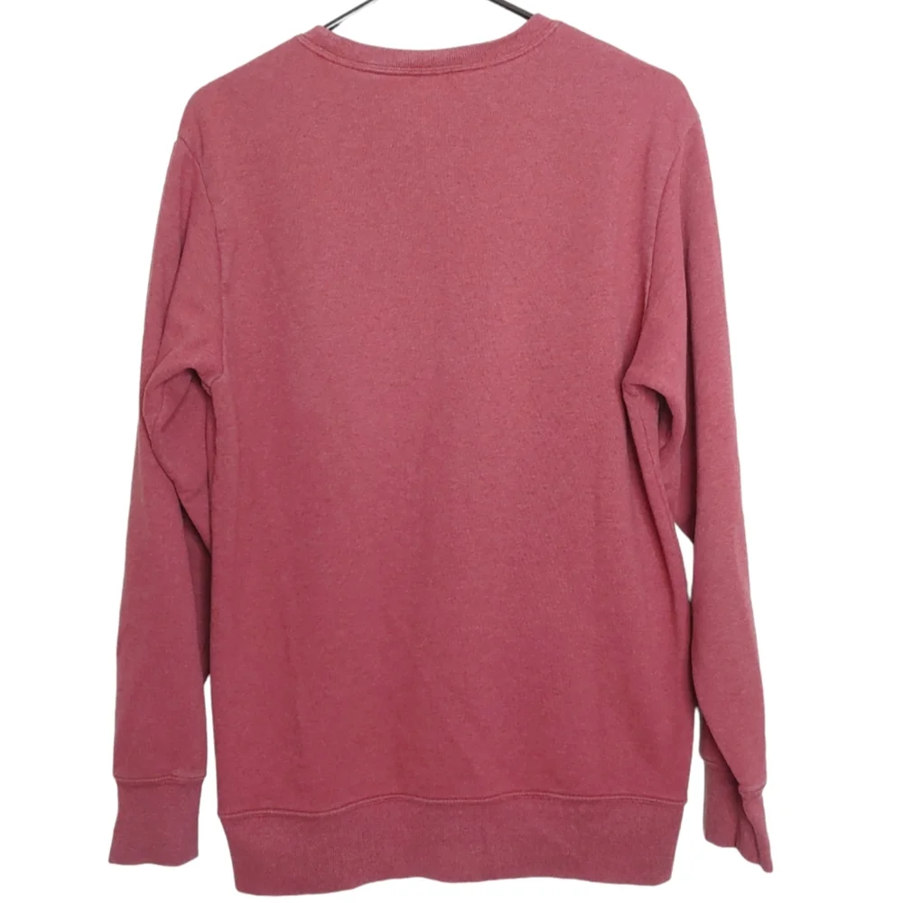 The North Face Men's Light Red Pullover Faded Crew Neck Sweatshirt Size Small